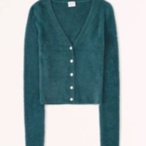 ABERCROMBIE eye lash slim cardigan